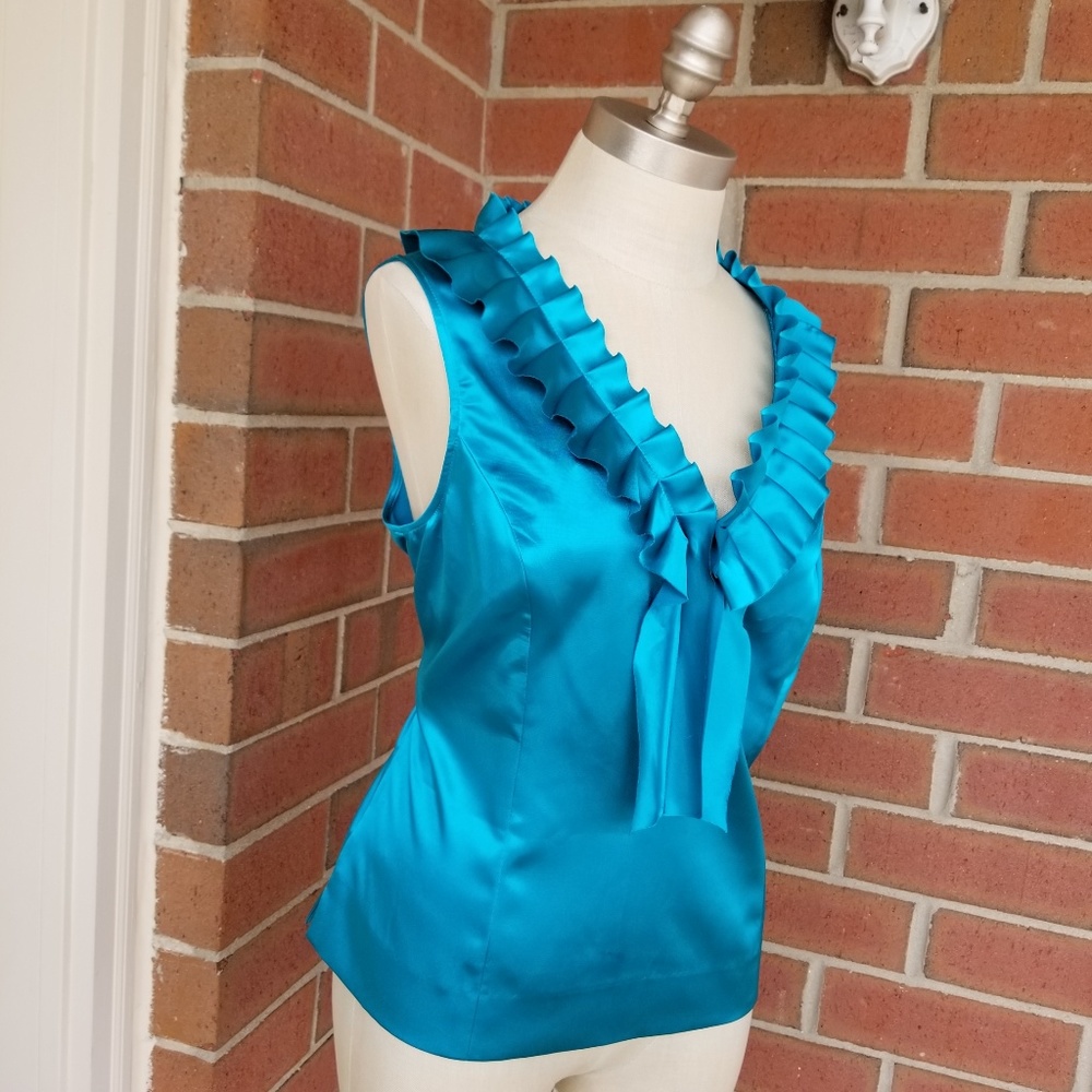 Nine West Pleated front top (L)